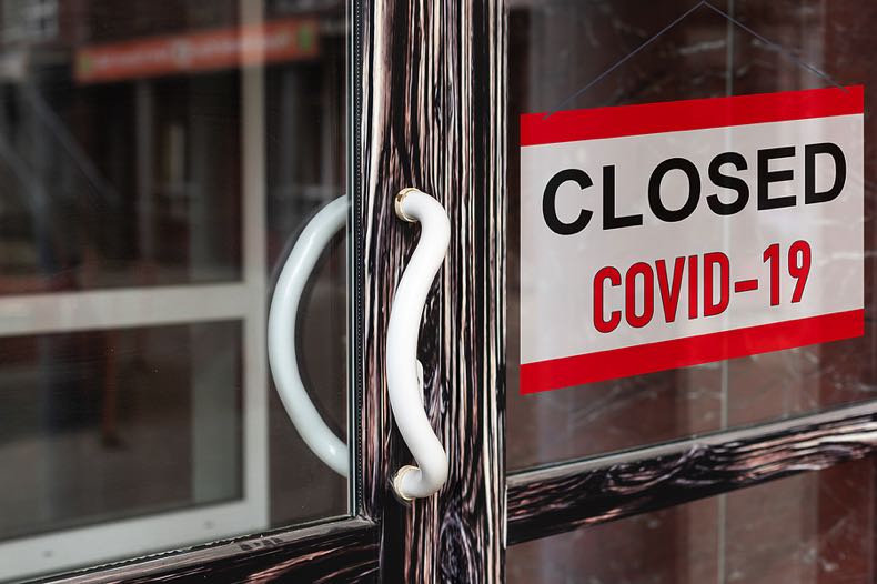 Shop closed due to Covid-19