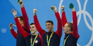 Phelps and other gold medal winners