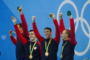 Phelps and other gold medal winners