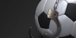 Football & handcuffs