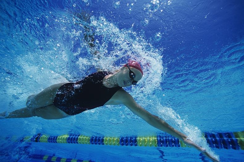 Female swimmer