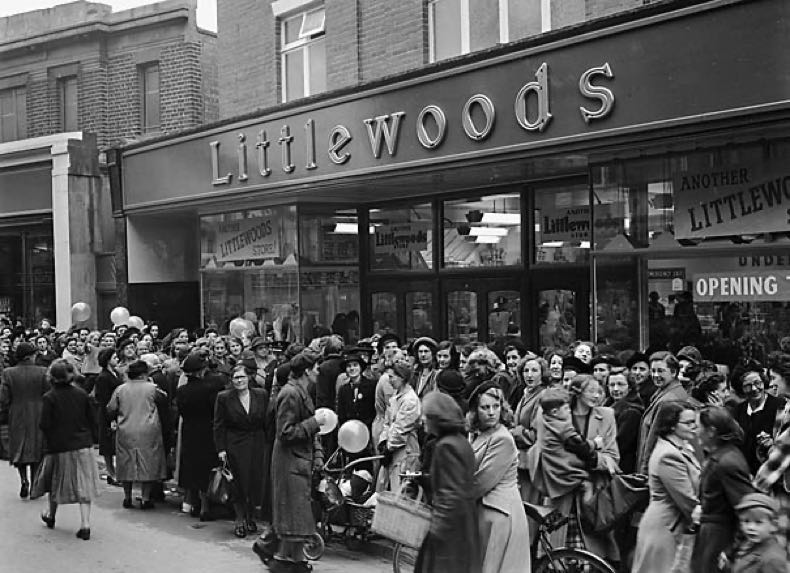 Littlewoods in 1950