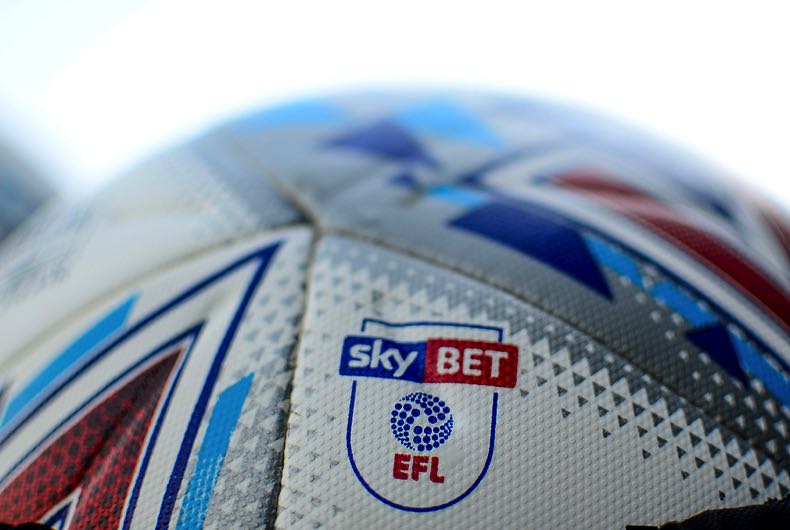 Sky Bet EFL logo on a football