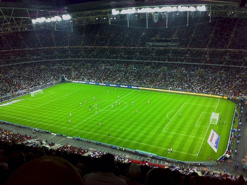 Inside Wembley Stadium